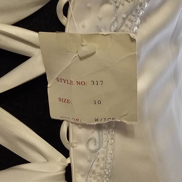 Maggie Sottero Couture White Beaded Wedding Dress 10 - Picture 6 of 13